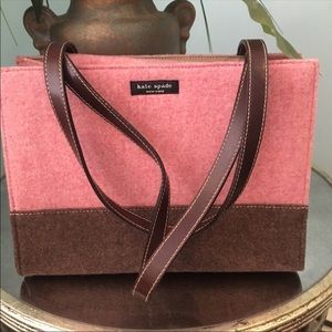 Kate spade wool handbag